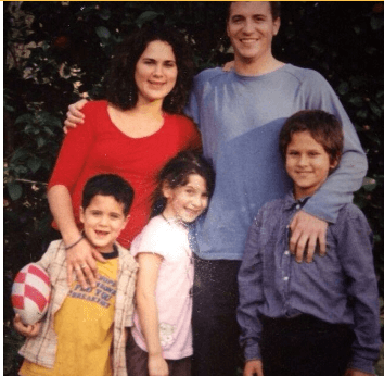 Liberty Phoenix with her husband and children 